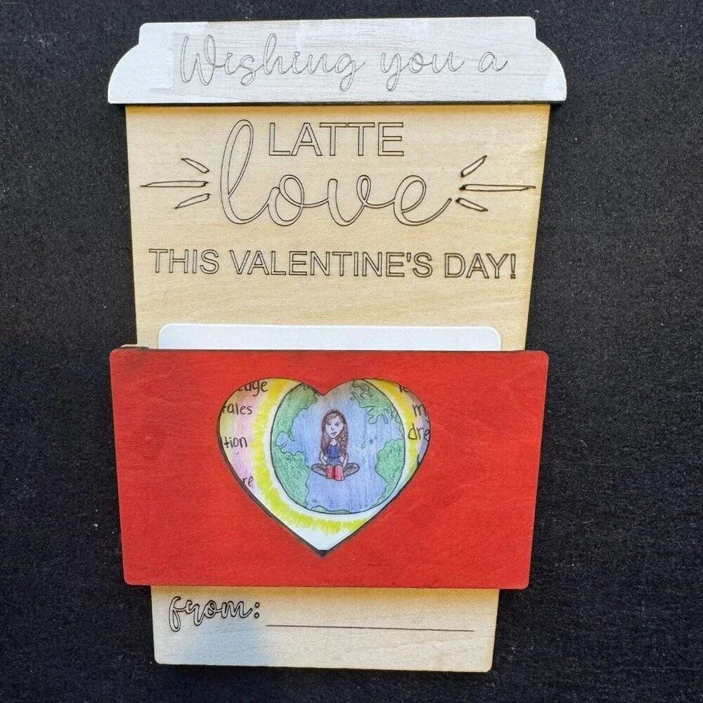 Gift Card Holder Valentine's Day - Teacher, Assistant, Employee 